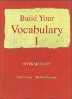Build your vocabulary 1