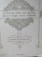 S&Aring;NGER F&Ouml;R EN R&Ouml;ST, DUETTER OCH TRIOR. ANDRA SAMLINGEN