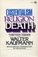Existentialism Religion and Death