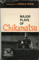 Major Plays of Chikamatsu