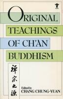 Original Teachings of Ch'an Buddhism