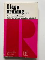 I laga ordning... 1971 Nr 1