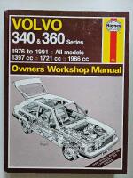Volvo 340 & 360 series Owners workshop manual