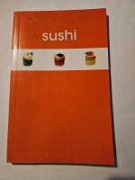 Sushi : en bok med 40 recept, en bambumatta, tv&aring; par &auml;tpinnar och tv&aring; sk&aring;lar