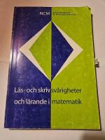  L&auml;s och skrivsv&aring;righeter och l&auml;rande i matematik