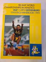 IAAF Statistics Handbook Gothenburg 1995