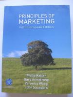 Principles of marketing - Fifth European Edition