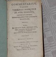 Commentarius theses theologiae dogmaticae Jo. Aug. 