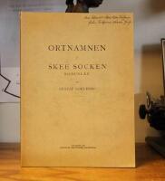 Ortnamnen i Skee socken Bohusl&auml;n