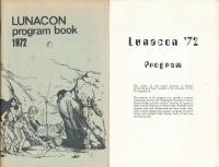 Lunacon Program Book 1972.