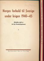 Norges forhold til Sverige under krigen 1940-45.