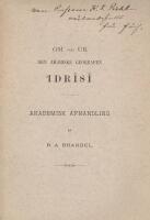 Om och ur den arabiske geografen Idrisi.