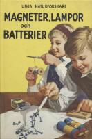 Magneter, lampor och batterier.