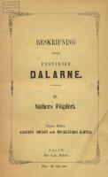 Beskrifning &ouml;fver provinsen Dalarne IV:1.