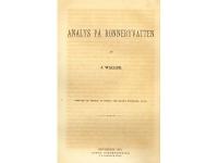 Analys p&aring; Ronnebyvatten.