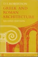 Greek and Roman Architecture.