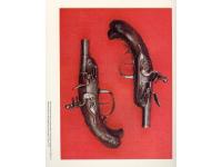 Print of antique guns.