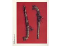 Print of antique guns.