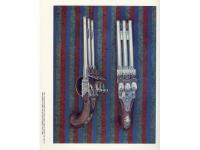 Print of antique guns.