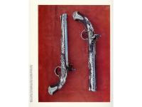 Print of antique guns.
