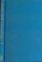 Early Irish Literature.