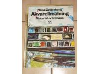 Akvarellm&aring;lning Material och teknik