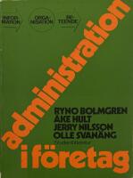 Administration i  f&ouml;retag.