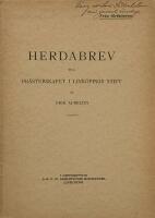 Herdabrev till  pr&auml;sterskapet i Link&ouml;pings stift.
