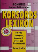 Korsordslexikon