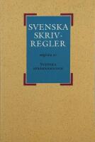 Svenska skrivregler