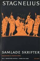 Stagnelius  samlade skrifter Del 4, Dramatiska dikter II, Prosa och brev.
