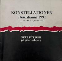 Konstellationen i Karlshamn 1991. Skulpturer p&aring; gator och torg.