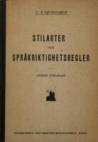 Stilarter och spr&aring;kriktighetsregler.