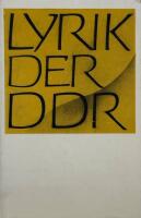 Lyrik der DDR.