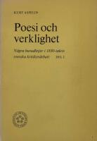 Poesi och verklighet  Del 1.
