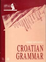 CROATIAN GRAMMAR