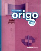 Matematik Origo 2b/2c vux, upplaga 2