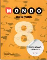 Mondo Matematik 8 Elevbok