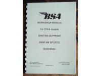 Verkstadshandbok till BSA D14/4 Modeller