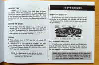 Instruktionsbok Chevrolet Personbilar 1960