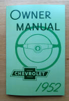 Instruktionsbok Chevrolet 1952