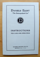 Instruktionsbok / User Manual Daniels Eight Model A 1916-1918