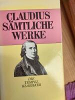 Matthias Claudius : Sämtliche Werke : Gedichte : Prosa : Briefe in Auswahl