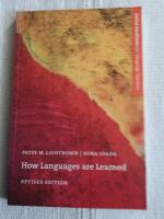 How languages are learned