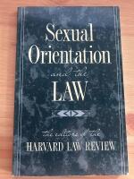 Sexual Orientation and the Law