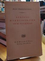 Europas m&auml;nniskoraser och folkslag