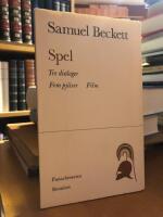 Spel. Tre dialoger. Fem pj&auml;ser. Film.