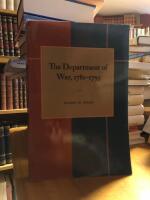The Department of War, 1781-1795.