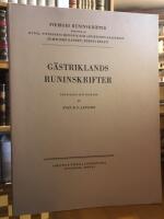 G&auml;striklands runinskrifter. Granskade och tolkade av Sven B. F. Jansson.