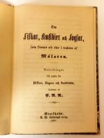 Om fiskar, amfibier och foglar, som finnas uti eller i trakten af M&auml;laren. Anteckningar till nytta f&ouml;r fiskare, j&auml;gare och landtm&auml;n, samlade af C. R. R.